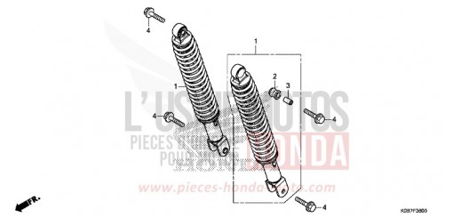 KISSEN, HINTEN NSS300AK de 2019
